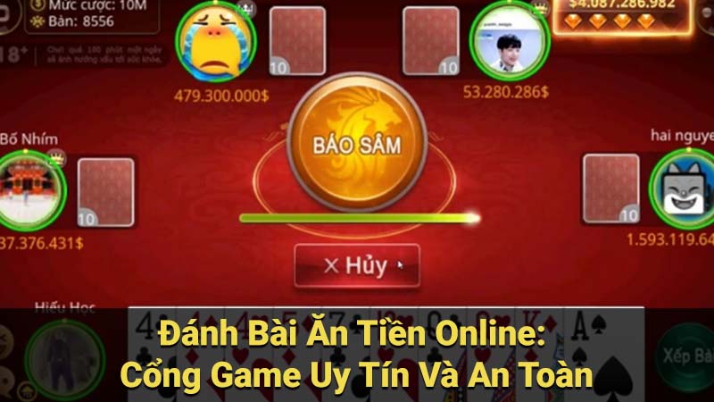 An toàn và bảo mật khi chơi đánh bài ăn tiền online